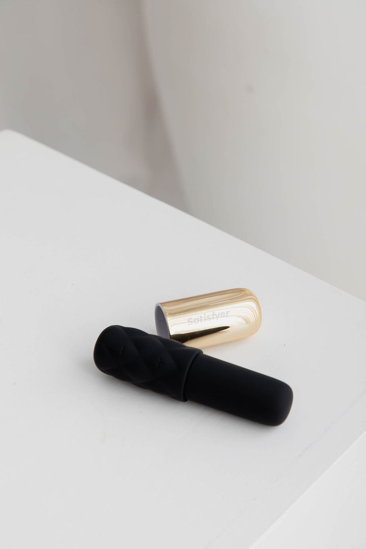 Satisfyer Mini Secret Affair - Bullet Vibrator Black - $60.00 - Sex Toy - Naked Curve