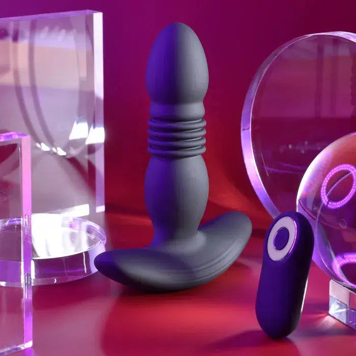 Playboy Pleasure TRUST THE THRUST plug - $175.00 - vibrator - Naked Curve