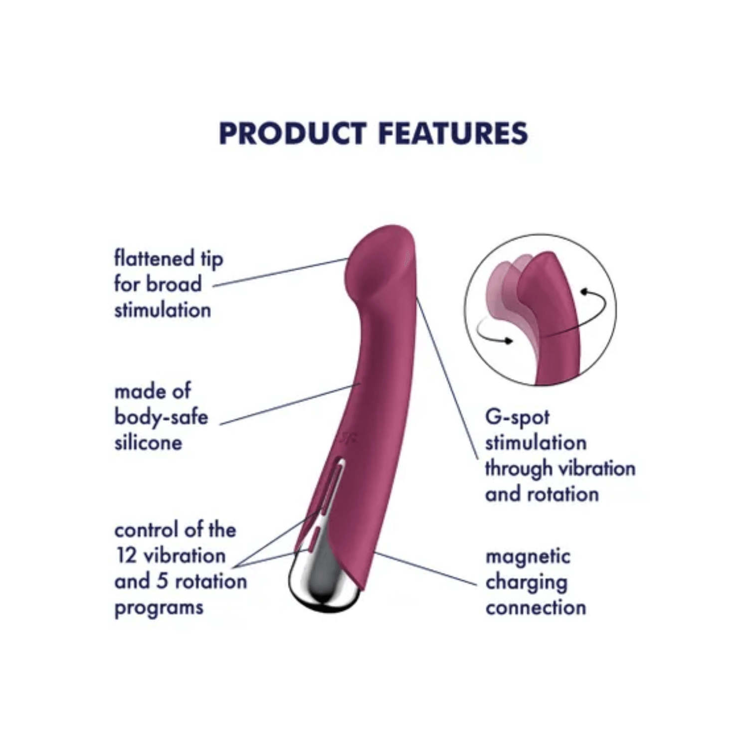 Satisfyer Spinning G-spot - Red