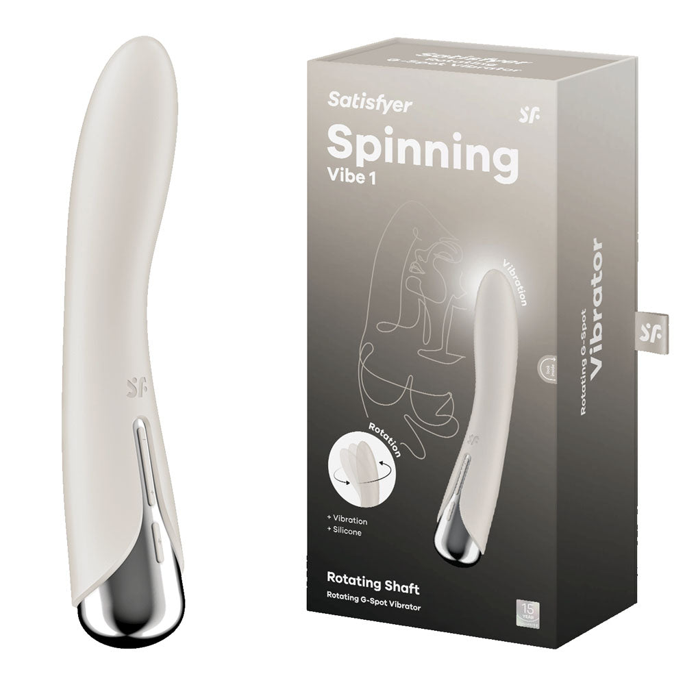 Satisfyer Spinning Vibrator - Beige