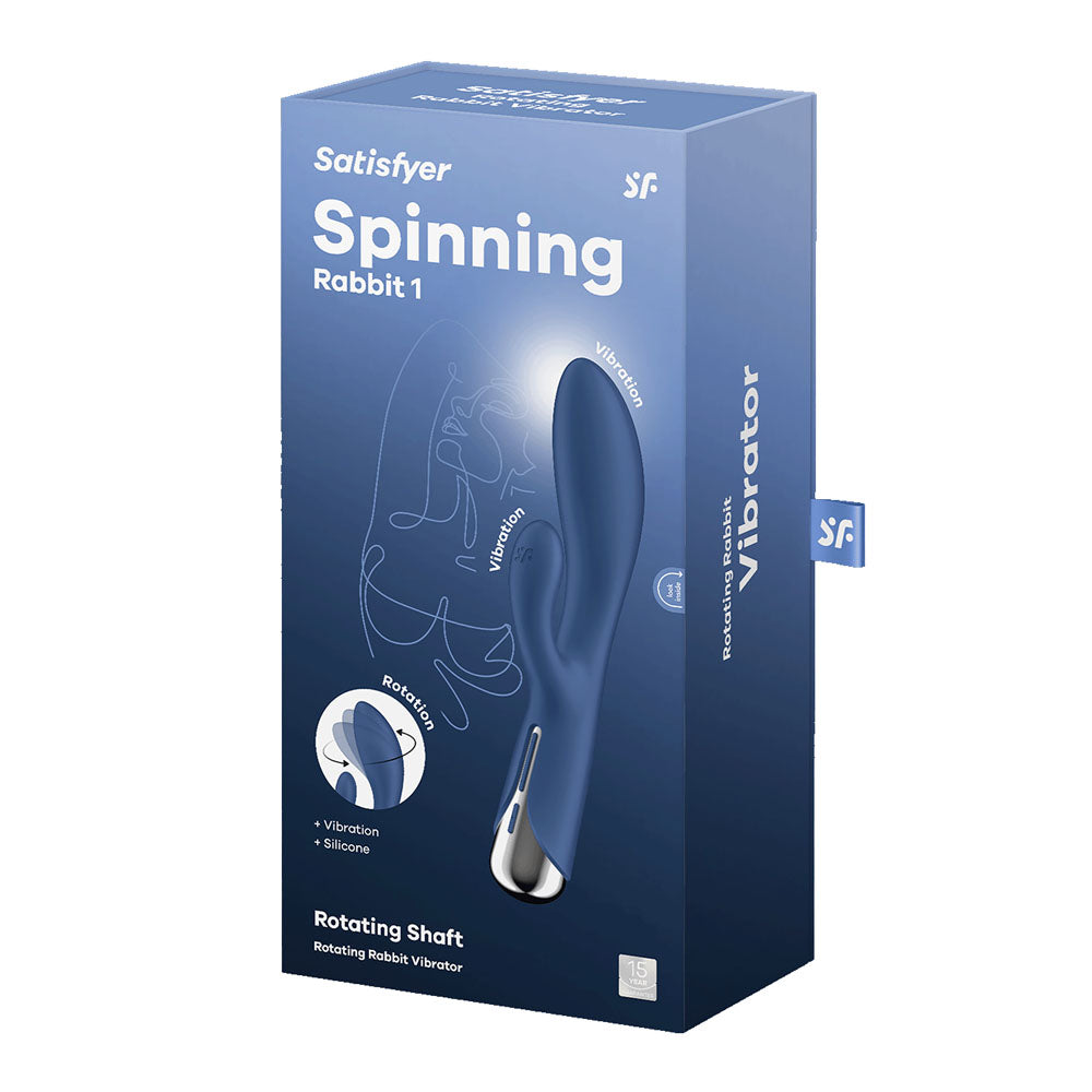 Satisfyer Spinning Rabbit Vibrator - Blue
