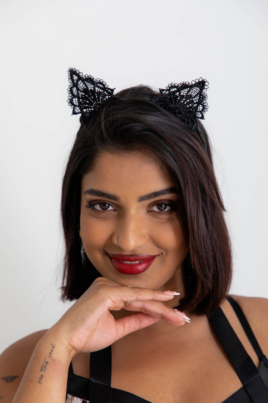 Dark purr Kitty Ears - Accessories - Naked Curve