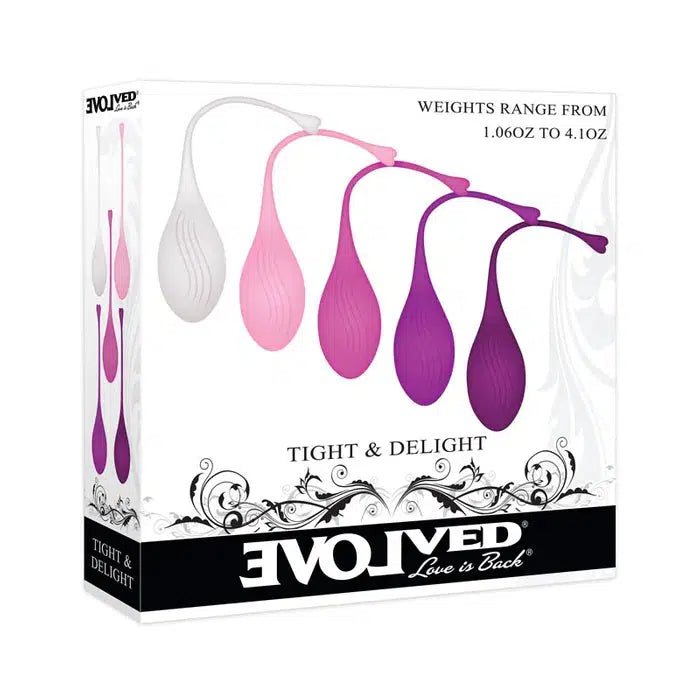 Evolved TIGHT & DELIGHT 5 Piece Kegel Set - kegel - Naked Curve