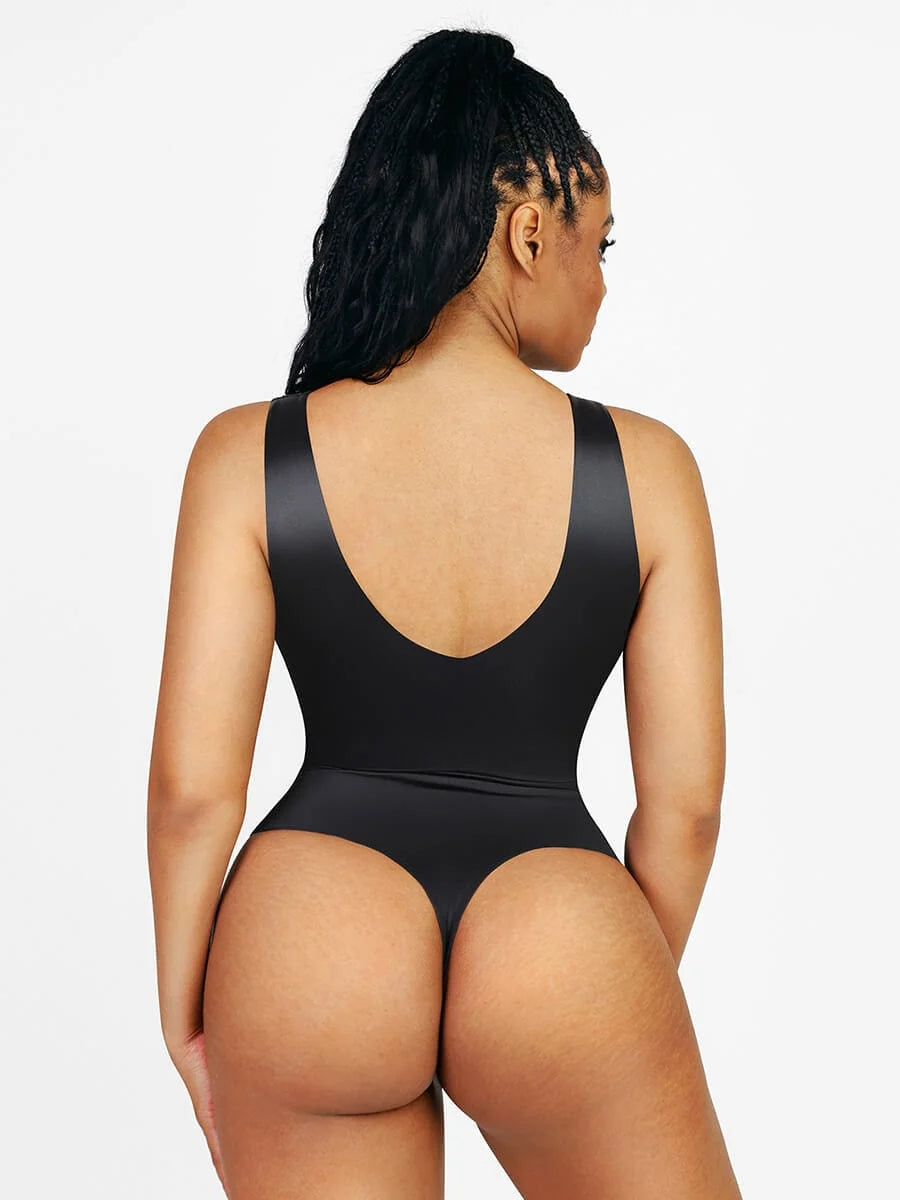 Form Sculpt Bodysuit – Long Black