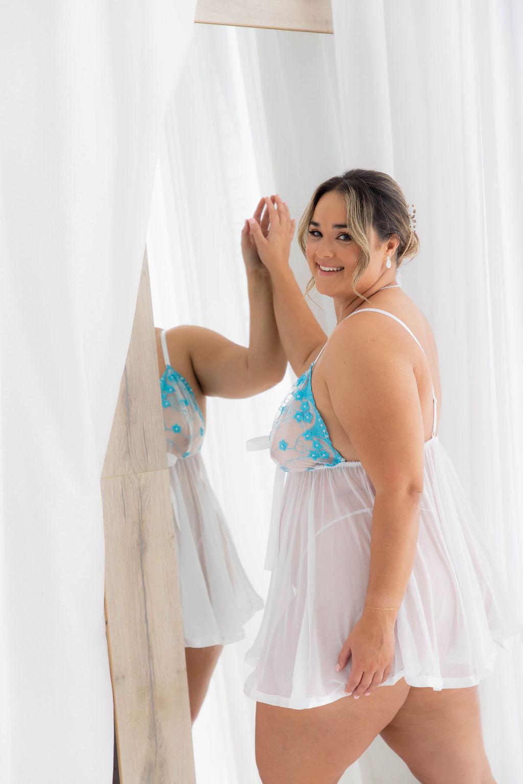 Maple White Babydoll - $66.00 - Babydoll - Naked Curve