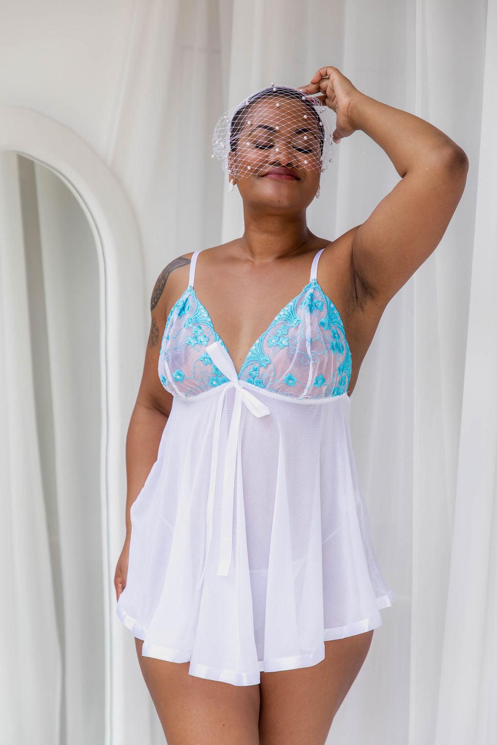 Maple White Babydoll - $66.00 - Babydoll - Naked Curve