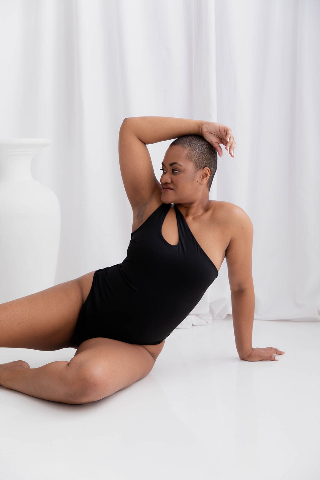 One Shoulder Bodysuit - $30.00 - Bodysuit - Naked Curve