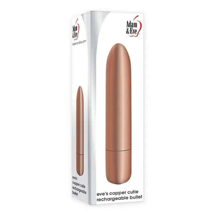 Adam & Eve Copper Cutie Rechargeable Bullet - $38.00 - - Naked Curve