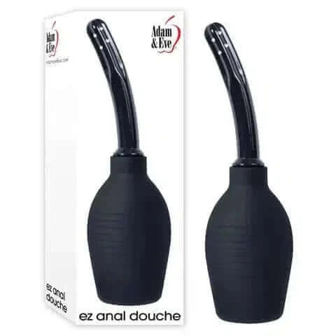 Adam & Eve Ez Anal Douche - Black Douche - $39.00 - - Naked Curve