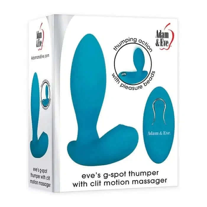 Adam & Eve G-Spot Thumper with Clit Motion Massager - $168.00 - - Naked Curve
