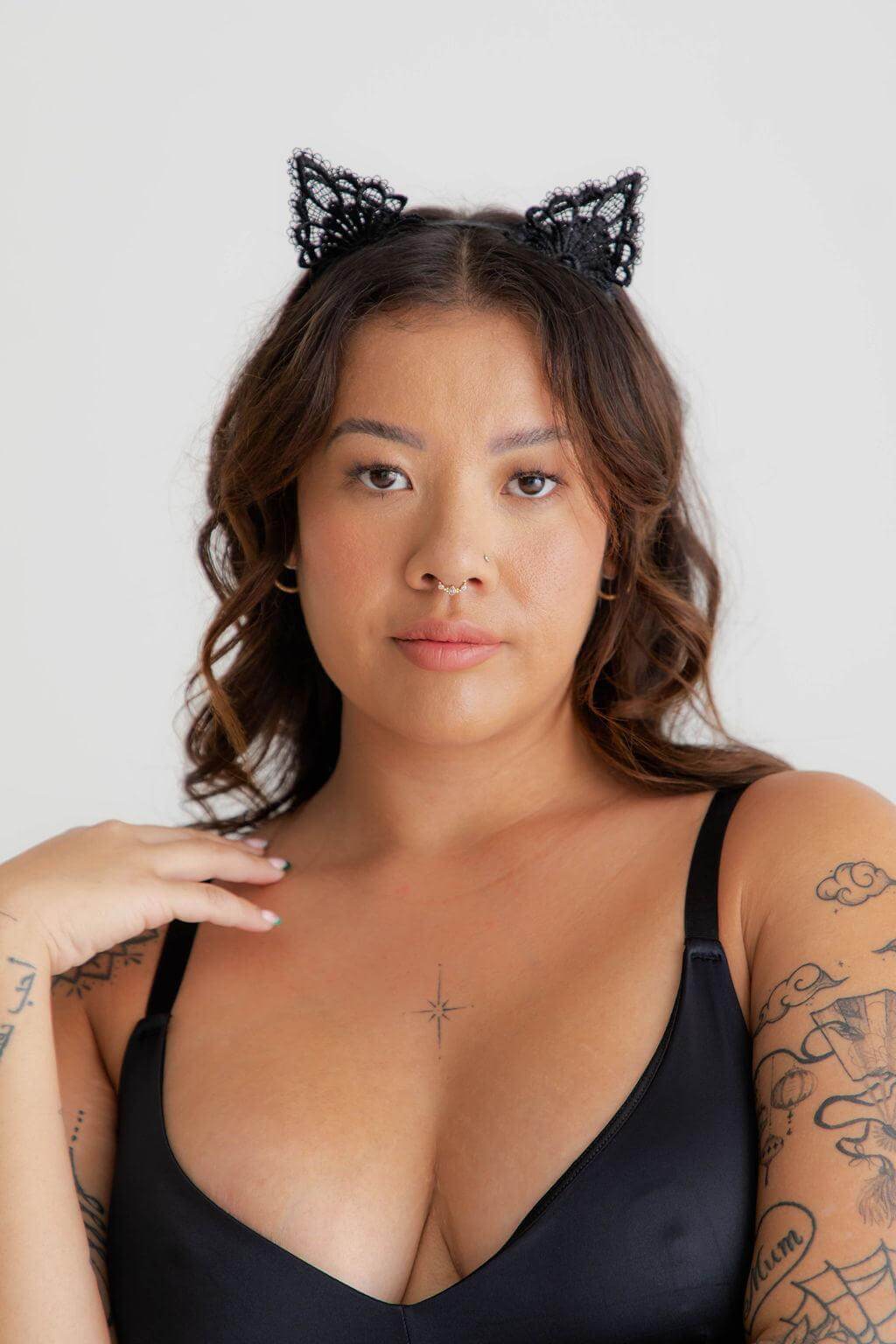 Black Kitty Ears - $8.00 - Accessories - Naked Curve