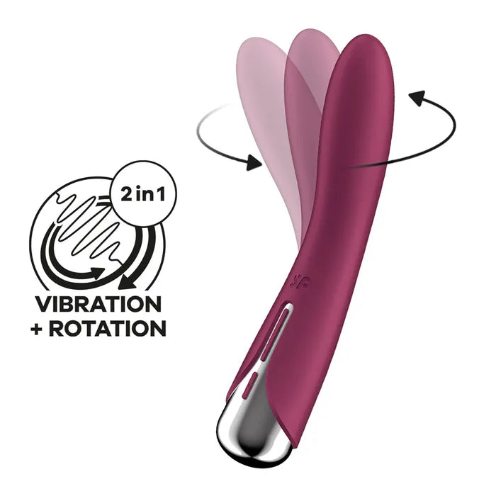 Satisfyer Spinning Vibe 1 Rotating Vibrator - $100.00 - vibrator - Naked Curve