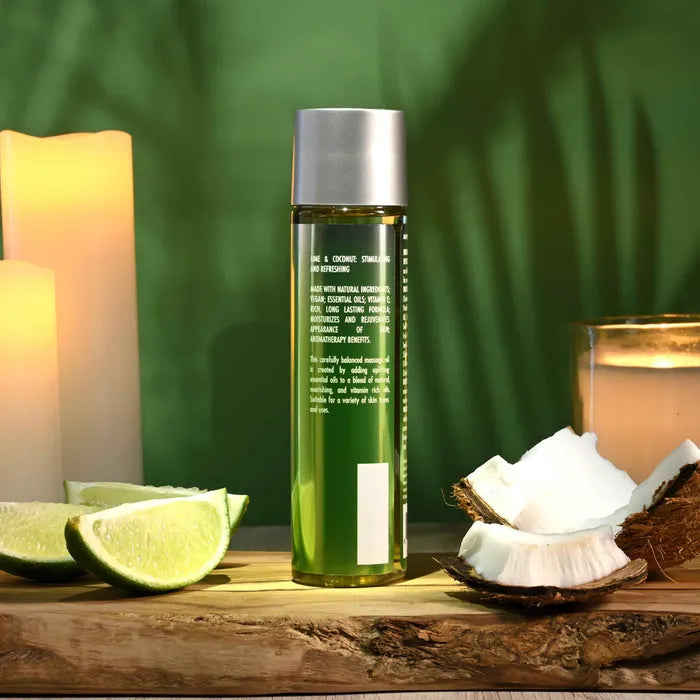 Lime Infused Coconut Massage Oil