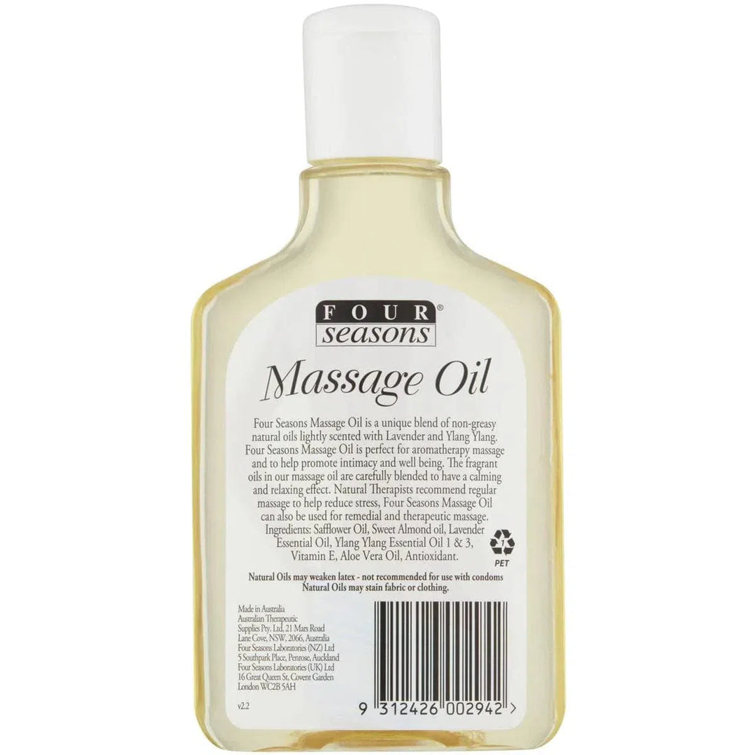 Four Seasons Massage Oil - $16.00 - - Naked Curve