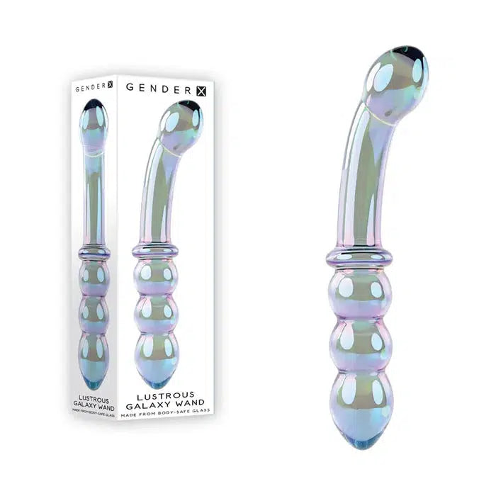 Gender X LUSTROUS GALAXY WAND Double Ended Massager - $78.00 - - Naked Curve