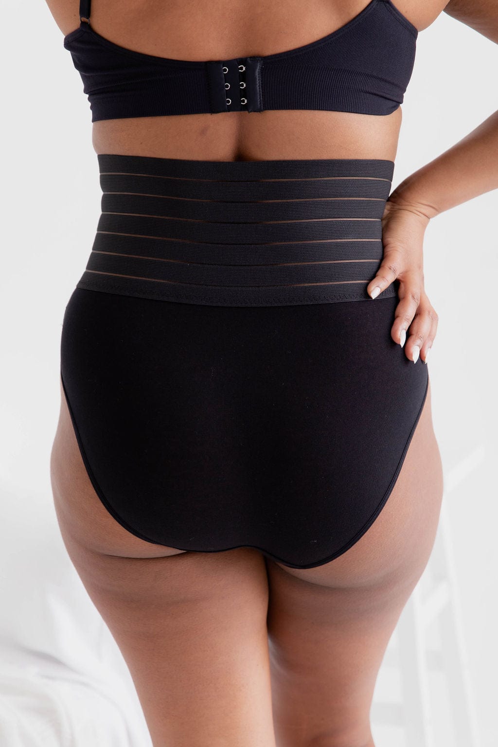 High Waisted Shaping Black Underwear - $14.00 - Underwear - Naked Curve