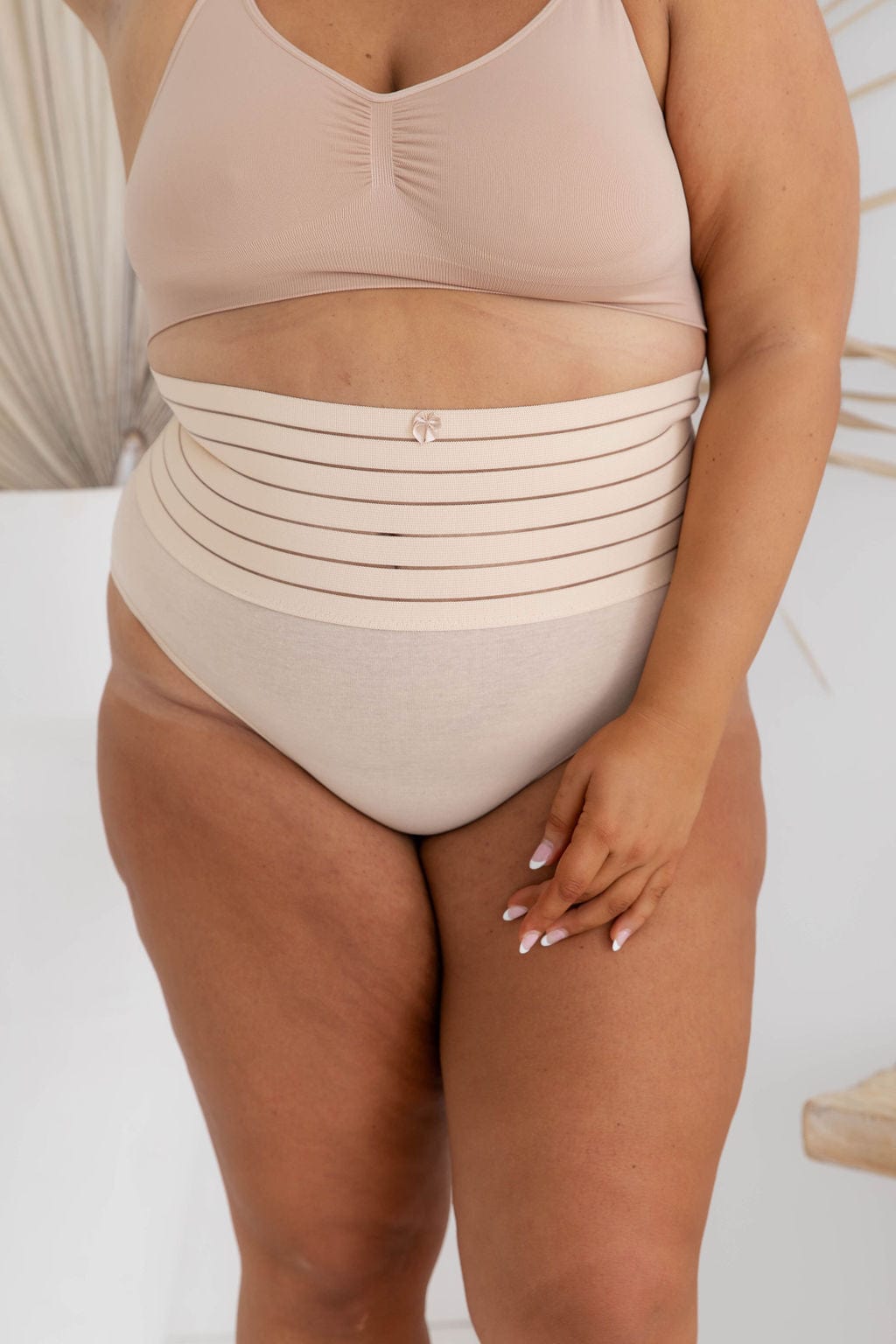 High Waisted Shaping Nude Underwear - $14.00 - Underwear - Naked Curve