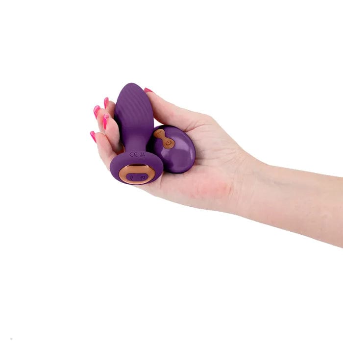 INYA Alpine - Purple Vibrating Butt Plug with Remote - $132.00 - vibrator - Naked Curve