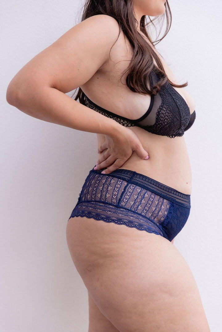 Ivy Berry Lace Briefs - $16.00 - Underwear - Naked Curve