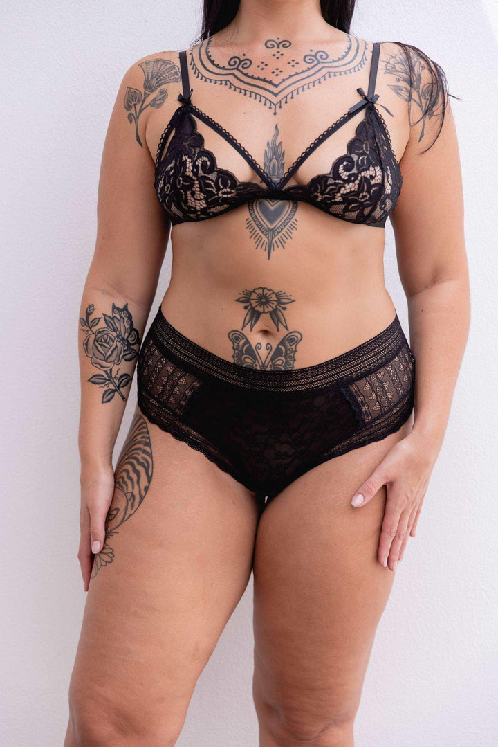Ivy Pepper Lace Briefs - $16.00 - Underwear - Naked Curve