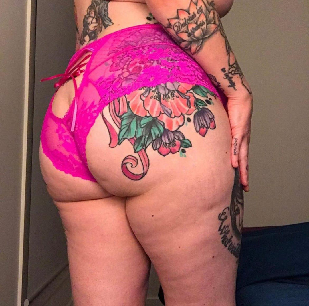 Nicoletta Pink Lace Briefs - $8.00 - Underwear - Naked Curve