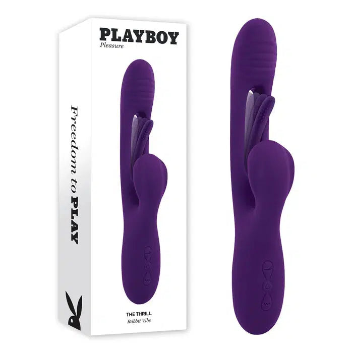Playboy Pleasure THE THRILL Rabbit Vibrator - $205.00 - vibrator - Naked Curve