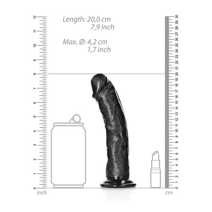 REALROCK Realistic Regular Curved Dildo - $66.00 - Sex Toy - Naked Curve