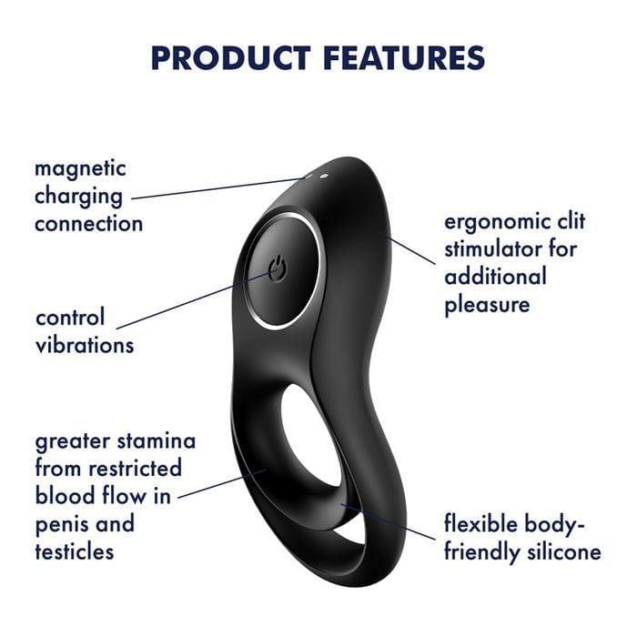 Satisfyer Legendary Duo - Cock Ring - $54.00 - Cock Ring - Naked Curve