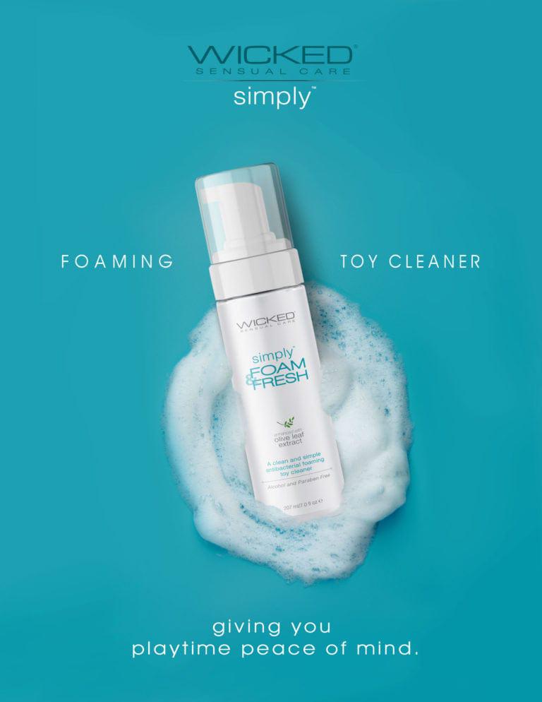 Wicked Simply Foam 'n Fresh - Antibacterial Foaming Toy Cleaner - $26.00 - - Naked Curve